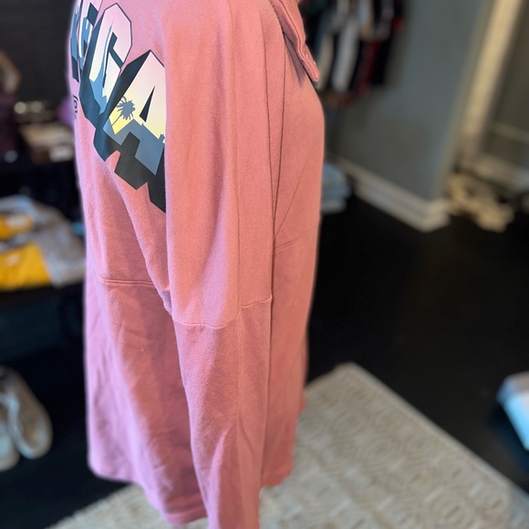 PINK Victoria's Secret Pink Las Vegas Quarter Button Up Sweatshirt - Picture 8 of 11